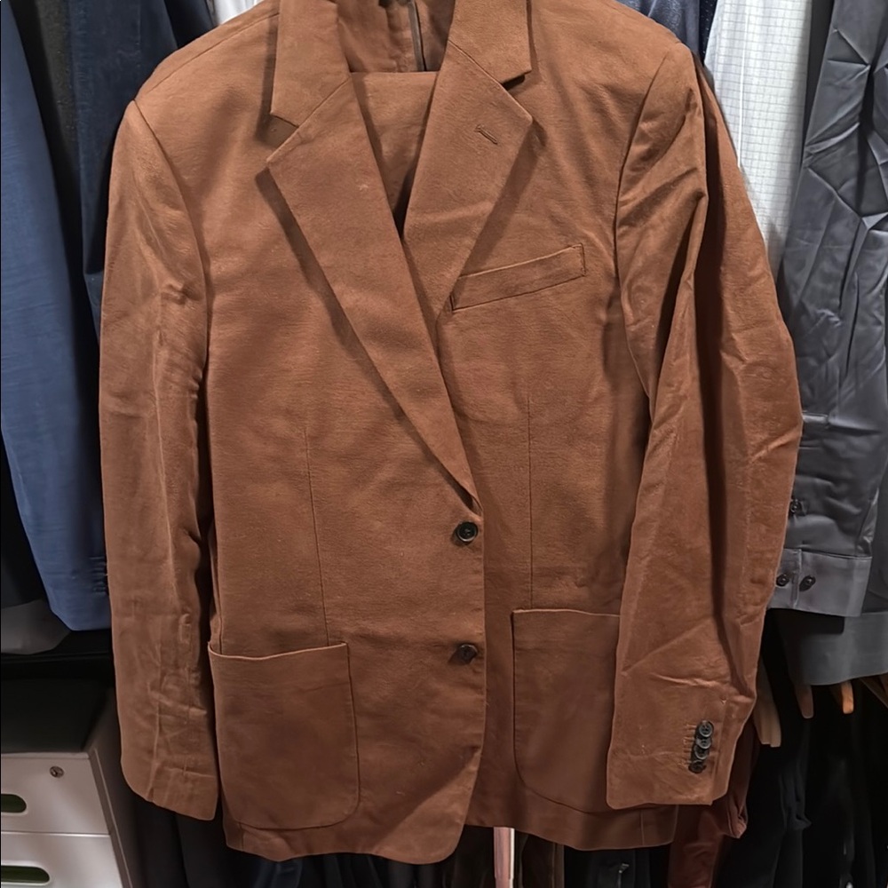 Brown Suede Blazer